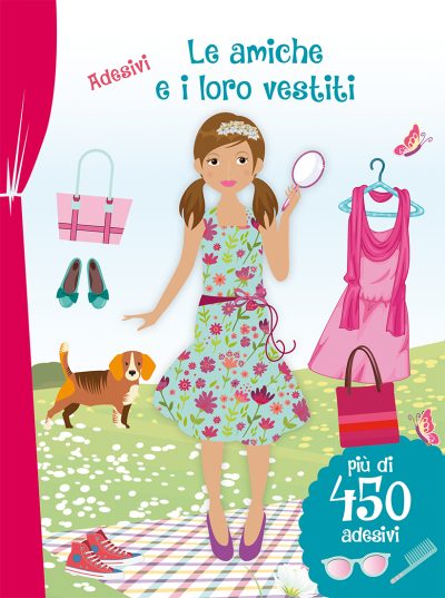 Adesivi. Le amiche e i loro vestiti