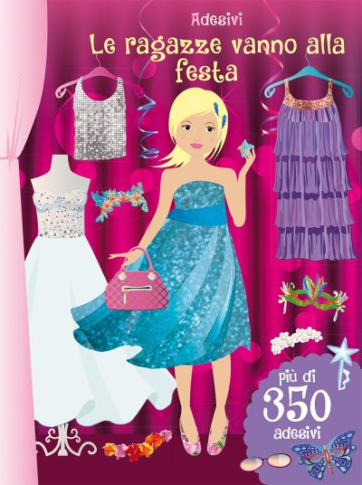 Adesivi. Le ragazze vanno alla festa