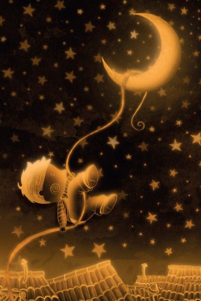 Stampa "Il bambino che amava la luna corda"