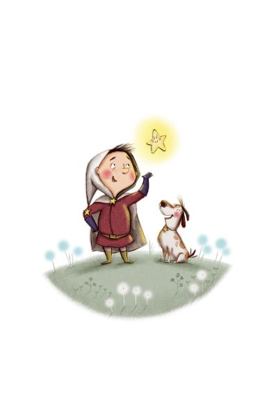 Stampa "Il custode delle stelle cane"