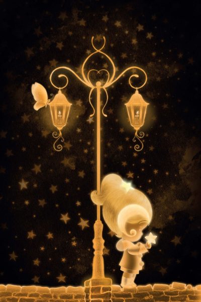 Stampa "La principessa del cielo lampione"